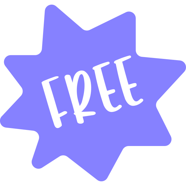 Purple star sticker with free text - Free Vector Illustration on Unsplash