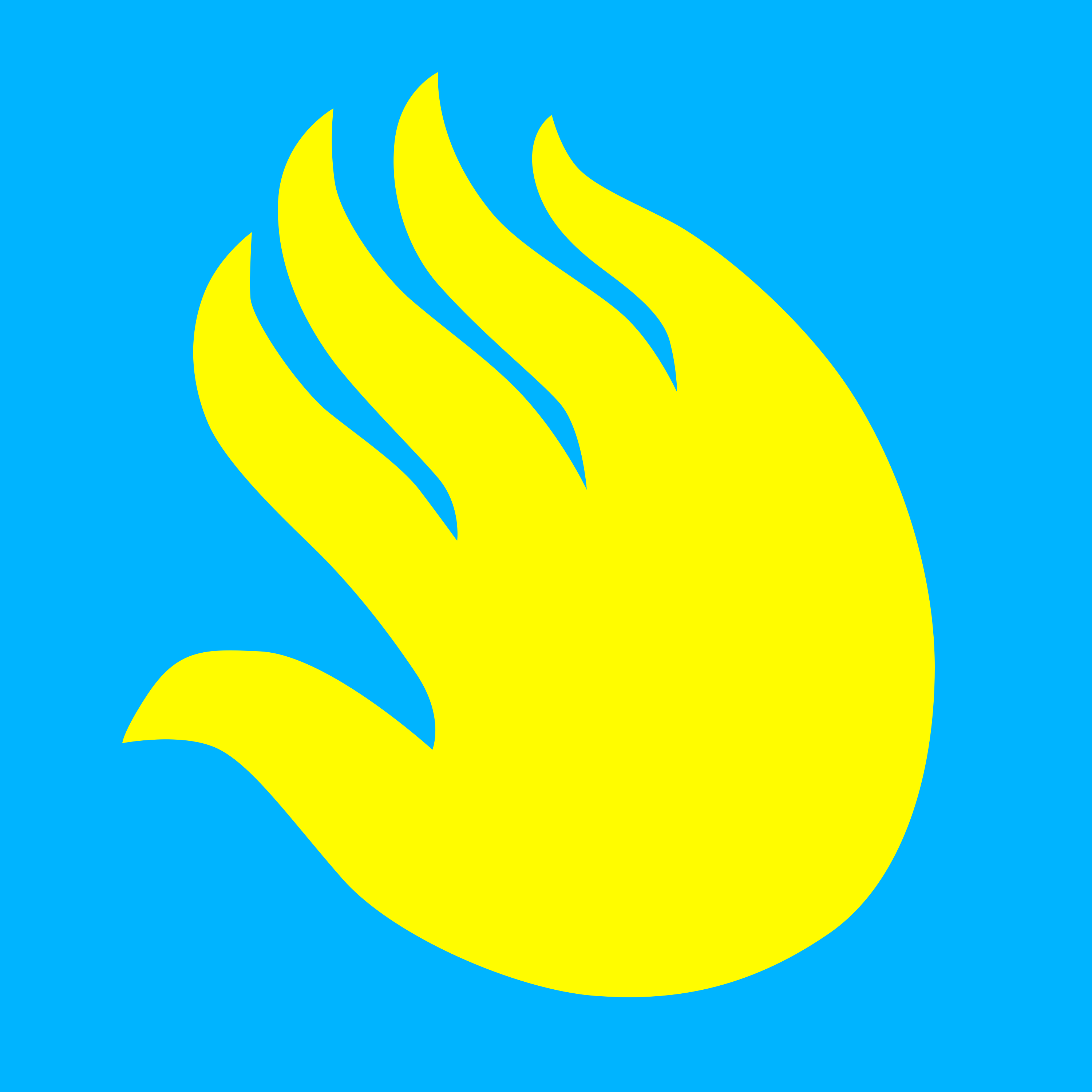 Stylized yellow hand shape - Free Vector Illustration on Unsplash