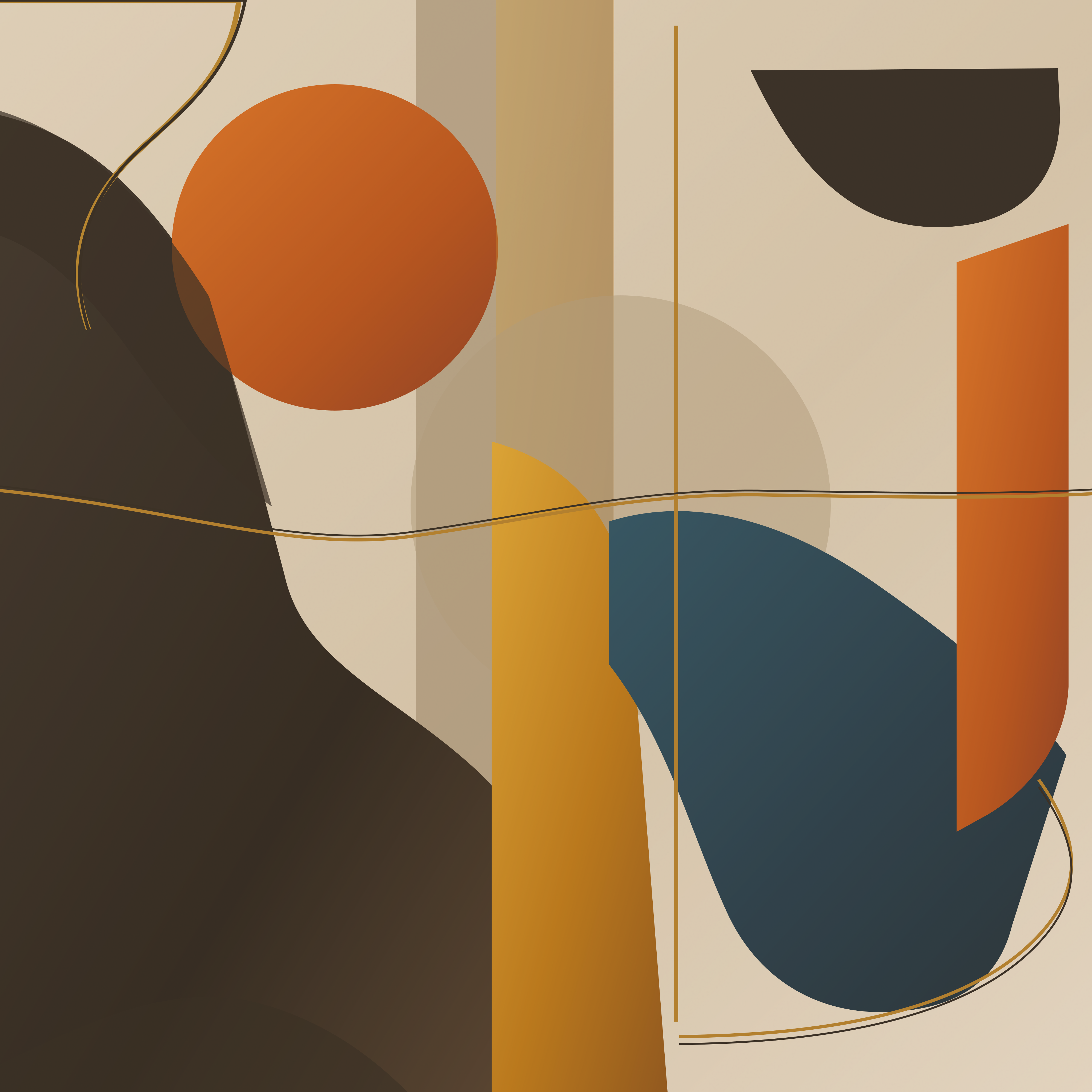 Abstract geometric shapes in modern style - Free Vector Illustration on ...