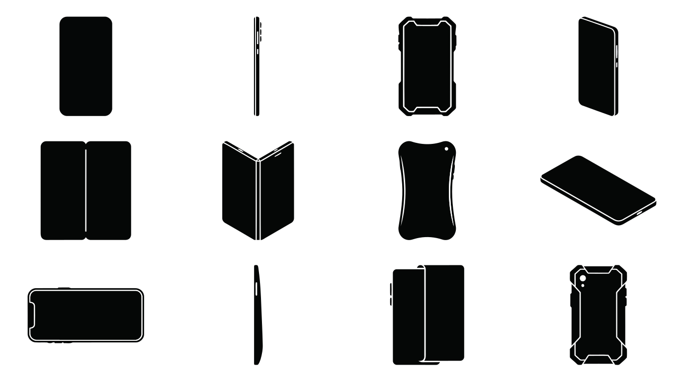 Smartphone icons in various styles - Free Vector Illustration on Unsplash