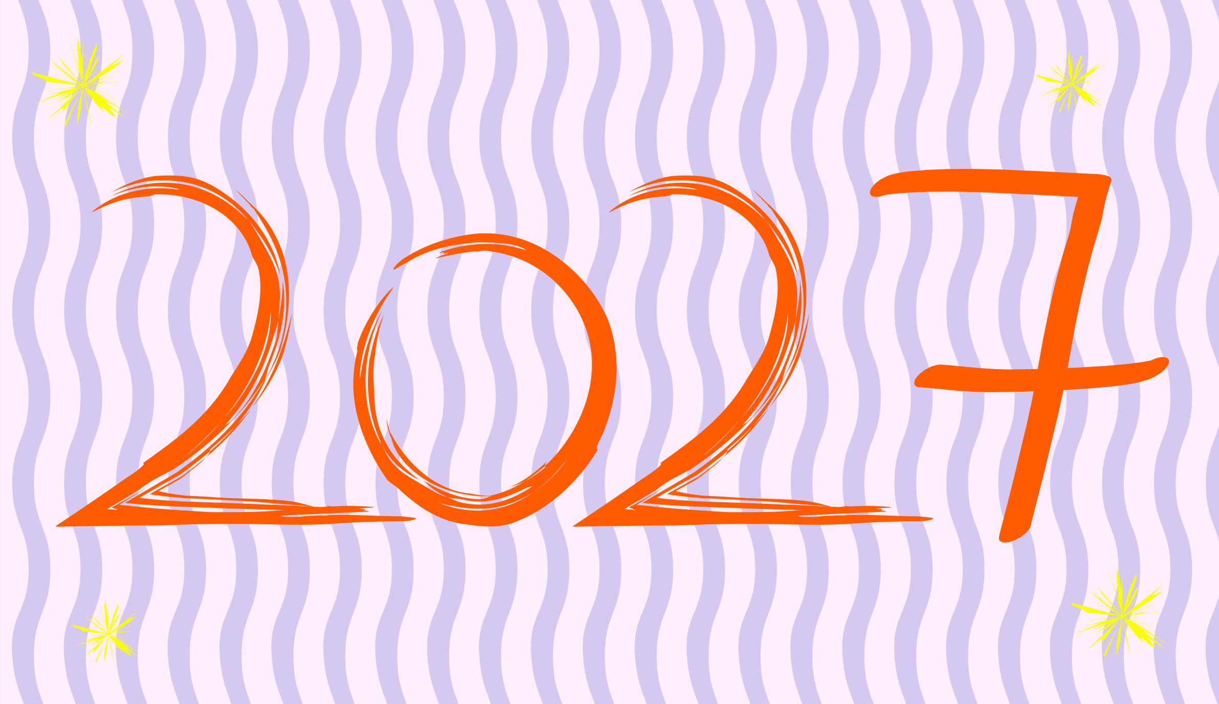 2027 year illustration on wavy background - Free Vector Illustration on ...